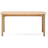 Kave Home Jedilna miza v jesenovem dekorju 90x160 cm Indara – | Shoptok.si