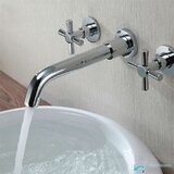 EYN Elegantna stenska armatura za umivalnik | pipa SU0167 — Krom | Shoptok.si