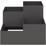  Vrtna saksija Crna 100 x 100 x 60 cm Čelik | shoptok.hr