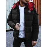 DStreet Kurtka męska pikowana z kapturem czarna | shoptok.hr