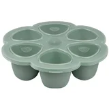 silikonski kalup za zamrzavanje hrane 6x90ml sage green