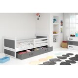 Rico Drveni dječji krevet - bijeli - sivi - 200*90cm | shoptok.hr