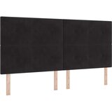  Nadstavek z gumbi, črn, 200 cm, žamet, (22051362) | Shoptok.si