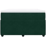 Box spring krevet s madracem tamnozeleni 120x200 cm baršunasti | shoptok.hr