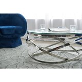 Livetastic KLUBSKA MIZA, prozorno, srebrne barve | Shoptok.si