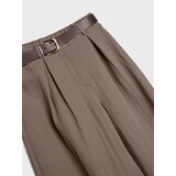 Sinsay Wide leg hlače s remenom, s dodatkom viskoze | shoptok.hr