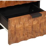  Noćni ormar 2 pcs Smeđa 40 x 33 5 x 46 cm Čvrsto drvo manga | shoptok.hr