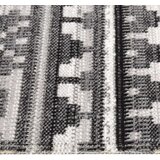 Vanjski tepih ravno tkanje 115 x 170 cm tamnosivi | shoptok.hr