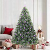 vidaXL Umjetno božićno drvce s stalakom Zelena 180 cm PE i PVC | shoptok.hr