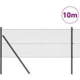 vidaXL Set stupova od sive čelika Set od 2 Siva Čelik 10 x 0.5 m | shoptok.hr