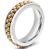 IZMAEL Prsten CH-17354 - Srebrna / Zlatna / 62mm | shoptok.hr