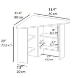 Hanah home Kuhinjski sto, Bijeli Slike