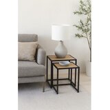 Bonami Essentials Stranske mizice v hrastovem dekorju v kompletu 2 ks 38x38 cm Noah – | Shoptok.si