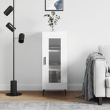  Komoda sjajna bijela 34,5 x 34 x 90 cm od konstruiranog drva | shoptok.hr