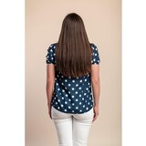 Fenzy Top S Printom Točkica, Tamnoplavi | shoptok.hr