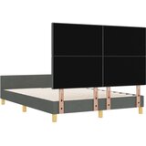  Krevet od tamno sive tkanine 160x200 cm | shoptok.hr