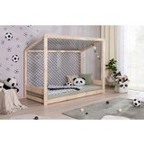 MID.YOU Nizka Postelja Soccer, Naravne Barve, Pravi Les, 90x200cm | Shoptok.si