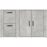  Komoda siva boja betona 100x33x59,5 cm od konstruiranog drva | shoptok.hr