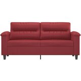  Dvosjed od tkanine crvena boja vina 140 cm umjetne kože | shoptok.hr