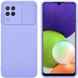 Cadorabo Ohišje, združljiv s Samsungom v Bonbon Purple - Zaščitni pokrov, narejen iz fleksibilnega silikona TPU in z zaščito pred kamero, (20602596) | Shoptok.si