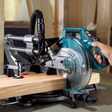 Makita Akumulatorska potezno-nagibna testera - ger LS002GZ01 + Efficut list testere za drvo; 40V XGT