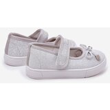 Boto Children's Ballet Flats With Bow Silver Amirinas | ePonuda.com