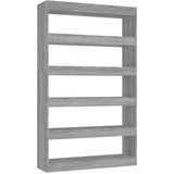 Furnova Knjižna omara/pregrada siva sonoma 100x30x166 cm, (21950936) | Shoptok.si