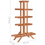  Stalak za biljke 83 x 25 x 132 cm od masivne jelovine | Eponuda.com