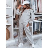 DStreet Komplet dresowy damskie one size oversizowy DRESOVA jasnoszary | shoptok.hr
