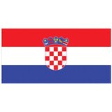 FOTEX Zastava Republike Hrvatske 150x75 cm, bez resica, svila | shoptok.hr