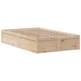  Okvir kreveta bez madraca 135 x 190 cm od masivne borovine | shoptok.hr