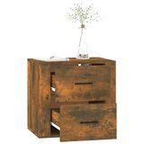  Zidni noćni ormarić boja dimljenog hrasta 50x36x47 cm | shoptok.hr