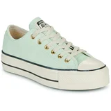 Converse CHUCK TAYLOR ALL STAR LIFT PLATFORM SUEDE Zelena