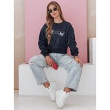 DStreet Bluza damska oversize tie-dye w motyle SPARKI granatowa | Shoptok.si