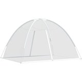  Komarnik Mongolia s vratima 220 mrežasti bijeli 200x180x135 cm | shoptok.hr