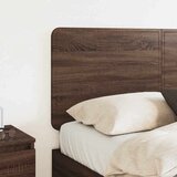  Uzglavlje s uzglavljem Smeđi hrast 135 cm Konstruirano drvo | shoptok.hr