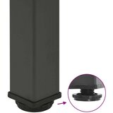 vidaXL Noge za mizo za kavo 4 kosi antracit 72-74 cm jeklo | Shoptok.si