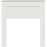 vidaXL Vzglavje z vzglavjem Bela 80 cm Konstruiran les | Shoptok.si