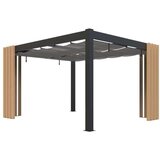  Sojag - Samostojeća pergola 3x3 5 sa 2 sjenila Lito 1012 | Izgled drva | shoptok.hr