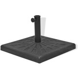 vidaXL Stalak za Suncobran od Smole Pravokutni Crni 19 kg | shoptok.hr