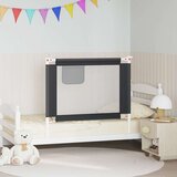 Sigurnosna ograda za dječji krevet tamnosiva 100x25 cm tkanina | Eponuda.com