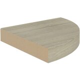 vidaXL Plutajuće kutne police 2 kom boja hrasta 25 x 25 x 3,8 cm MDF | shoptok.hr