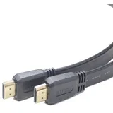 HDMI flat kabl CC-HDMI4F-10, v.2.0, male-male 3 m, black