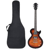 vidaXL Električna gitara za početnike s torbom smeđa-crna 4/4 39 Cijene