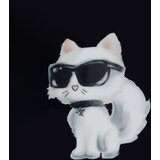 Karl Lagerfeld Etui za telefon 'iPhone 16 Pro Max' svetlo siva / črna | Shoptok.si