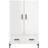  Visoka komoda bijela 69,5 x 31 x 115 cm od konstruiranog drva | shoptok.hr