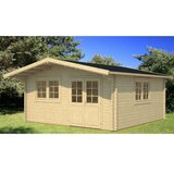 Male kuće Drvena kuća GÖTEBORG C 560 × 410 cm sa šindrom | shoptok.hr