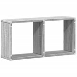  Zidni ormarić 60x16x30 cm siva boja hrasta konstruirano drvo | shoptok.hr