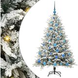 Umjetno prethodno osvijetljeno božićno drvce s kuglicama Zelena | shoptok.hr