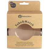 Petite&Mars Silikonska zdjelica s vakuumom 360 ml Take&Match 6 m+, Velvet Latte | shoptok.hr